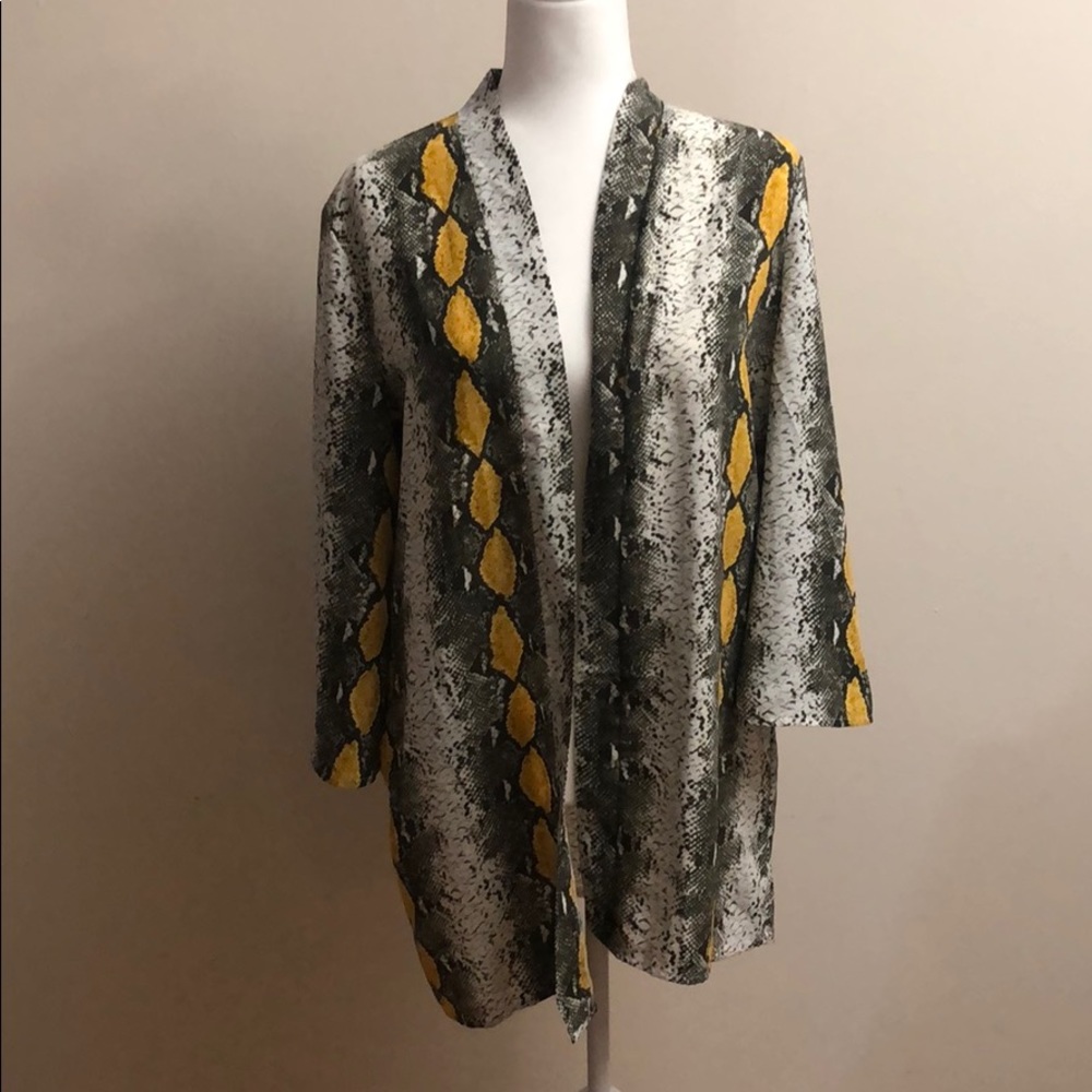 Snake Print Kimono